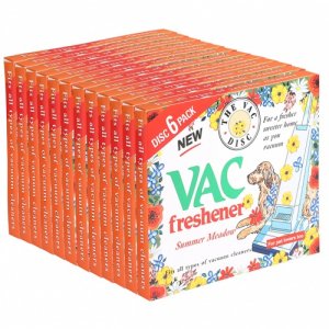 VAC FRESHENER DISCS SUMMER MEADOW 6 PACK